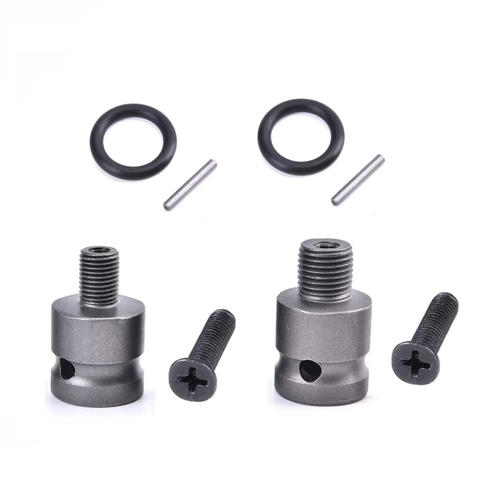 Voor Sleutel Met Schroef Boorkop Adapter Connector Kit 1 2-20UNF Boren Elektrische Boor Grijs Hoge Sterkte