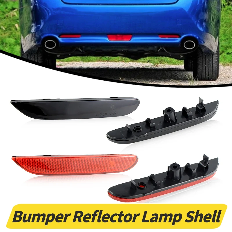 2PCS Rear Bumper Reflector Rear Brake Light Shell Cover(No Bulb) For Nissan Nissan X-trail T32 Rogue Qashqai J11 Leaf Pathfinder