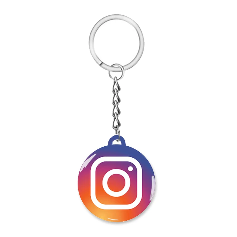 Universeller NFC-Epoxy-Schlüsselanhänger für Google-Bewertungen, Facebook, Instagram für iPhone/Android, URL-Link zum Tippen, Social-Business-Bewertungskarten