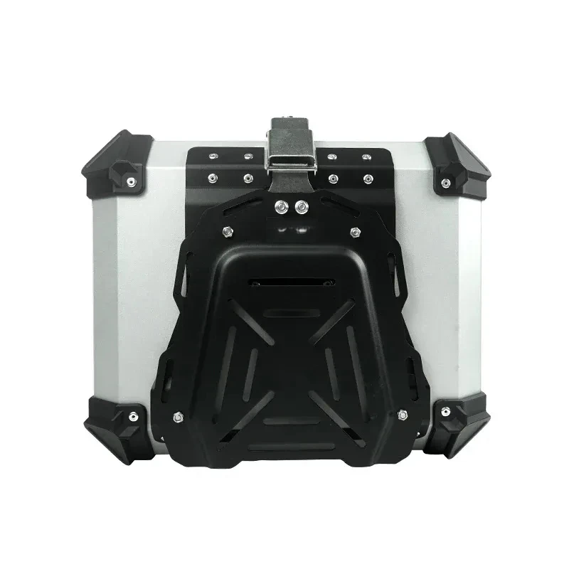 

New 45L Silver Cer Aluminum Alloy Top Box Motorcycle Tail