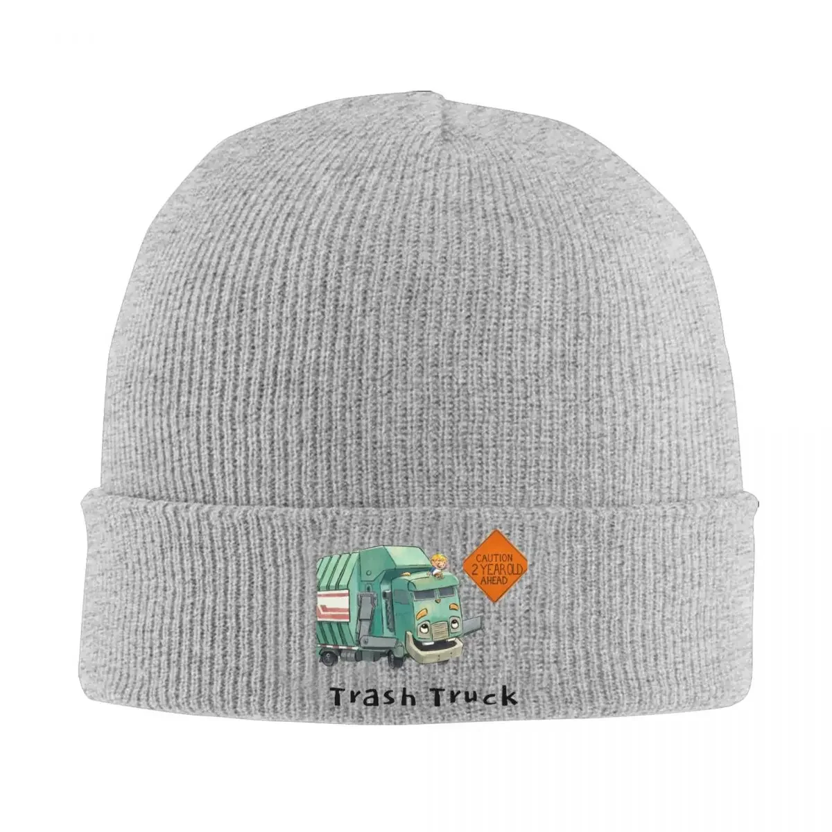 Trash Truck Cartoon Netflix Warm Knitted Cap Hip Hop Bonnet Hat Autumn Winter Outdoor Beanies Hats for Unisex Adult