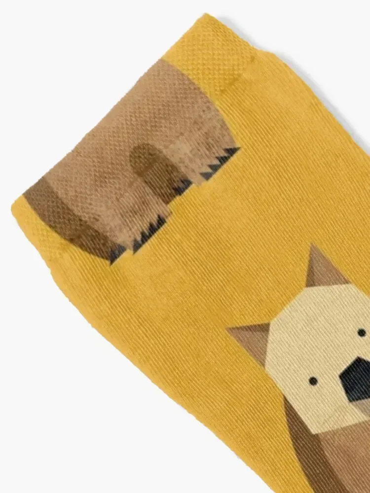 Whimsy Wombat Socks Men's funny gifts luxury designer Women Socks Men's