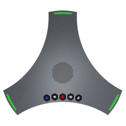 Imagen 1 del producto Micrófono ELECT-Omni direccional, altavoz portátil para conferencias, radio de recogida de 5M, micrófono en cascada USB inalámbrico Bluetooth