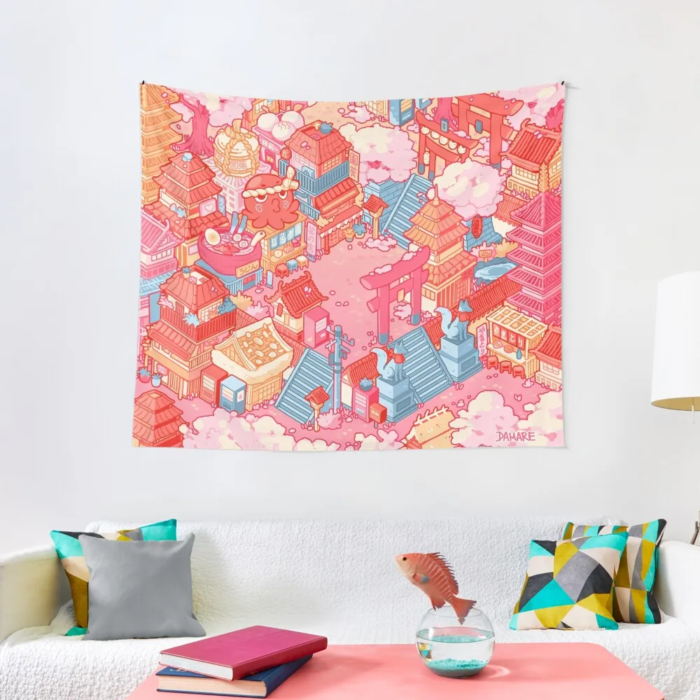 

Spring in Kyoto Tapestry Aesthetic Room Decoration Things To Decorate The Room Outdoor Decor On The Wall Tapestry