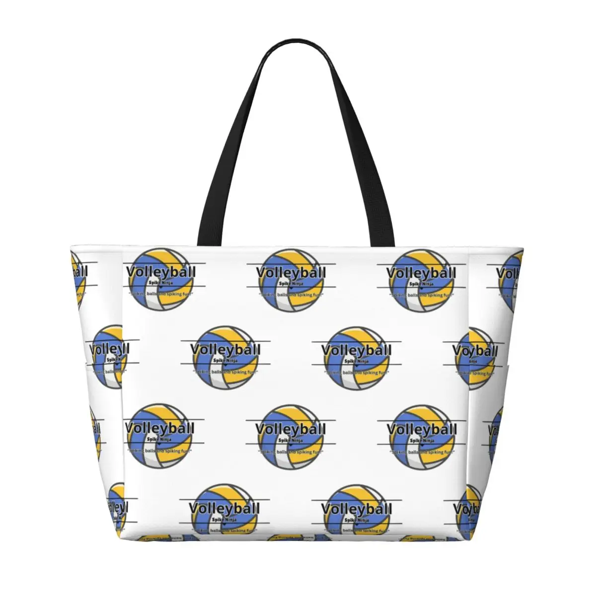 Волейбольная пляжная сумка с забавным дизайном, спортивная сумка для занятий йогой, большая большая сумка, женская дорожная сумка, сумка для фитнеса