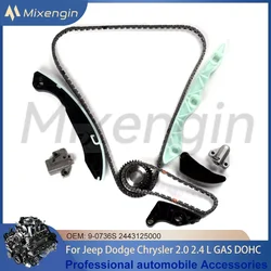 Engine Parts Timing Chain Kit For Jeep Compass Dodge Caliber Chrysler Sebring 2.0L 2.4L GAS DOHC 9-0736S 2443125000 2007-2018