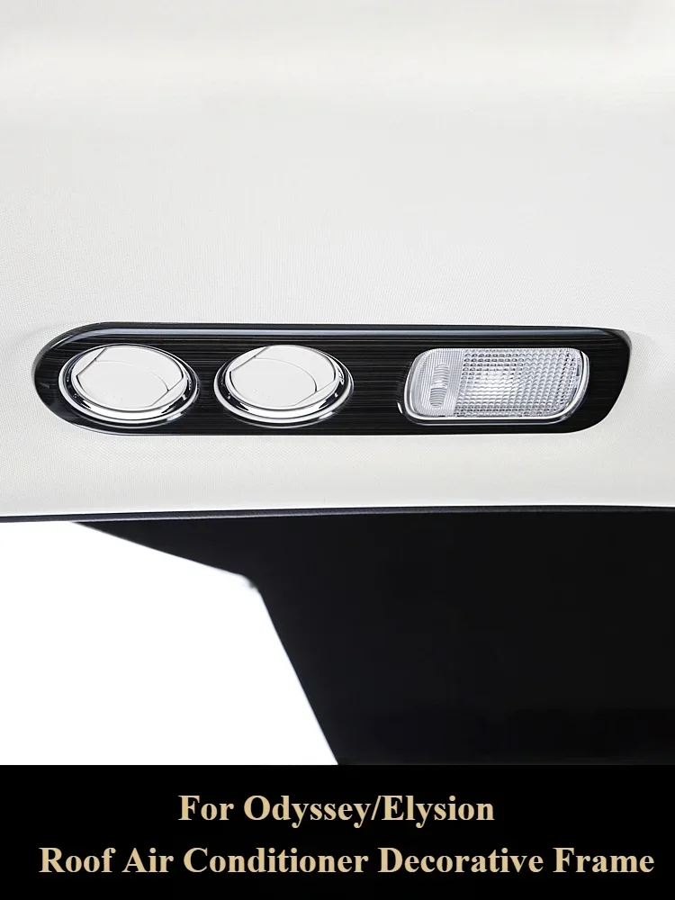 For Odyssey/Elysion 2015-22 Stainless Steel Roof Vent Cover No Fingerprint Trim Trim Frame Interior Fittings