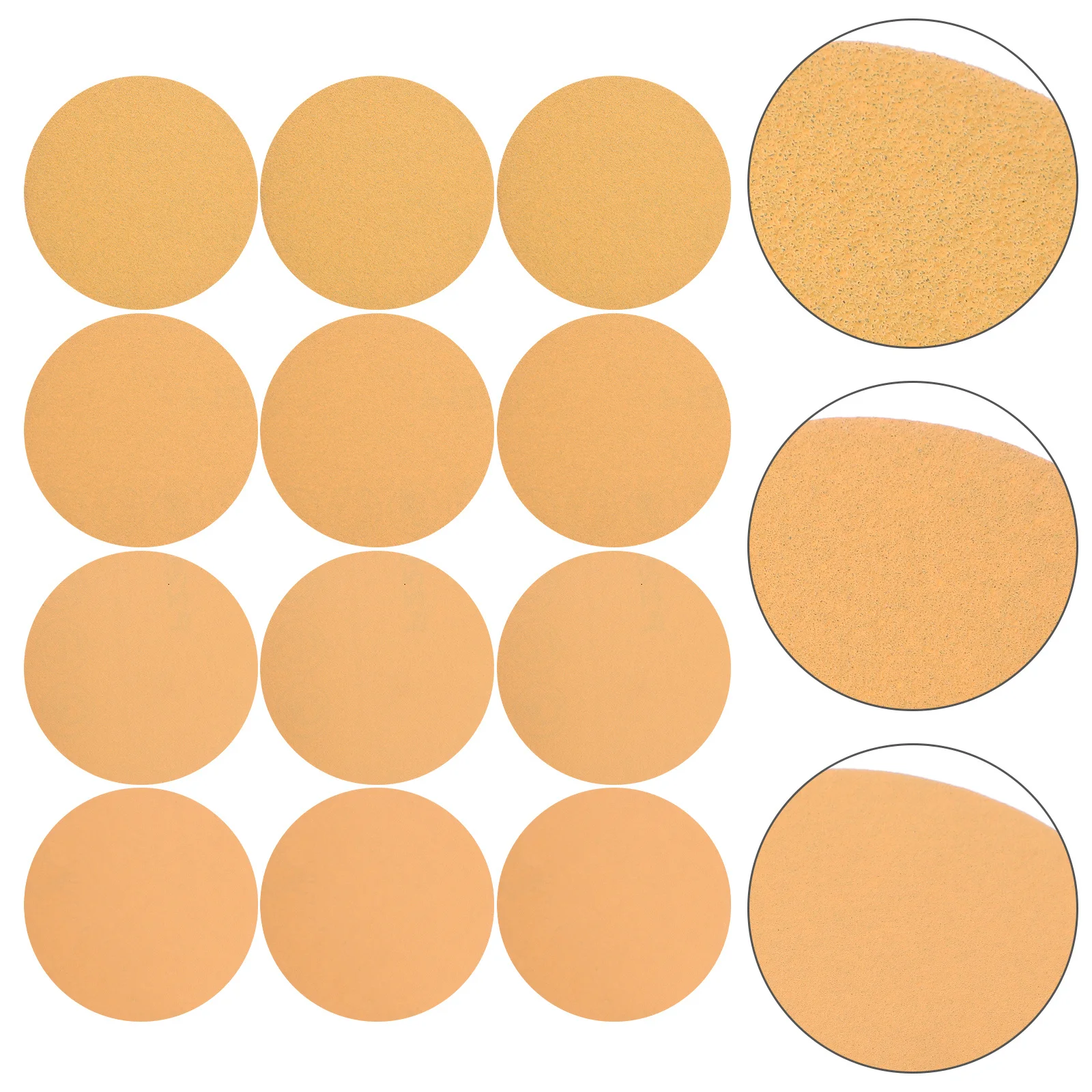 40 قطعة من أوراق الصنفرة متنوعة من وسادات الصنفرة المستديرة ذات الحصباء الدقيقة للأثاث الخشبي وتلميع المعادن ورق الصنفرة ورق الرمل #6