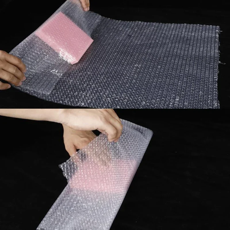 Bolha amortecimento envoltório estofamento bolha embalagem filme à prova de choque saco de rolo de espuma embalagem de papel pressão frágil