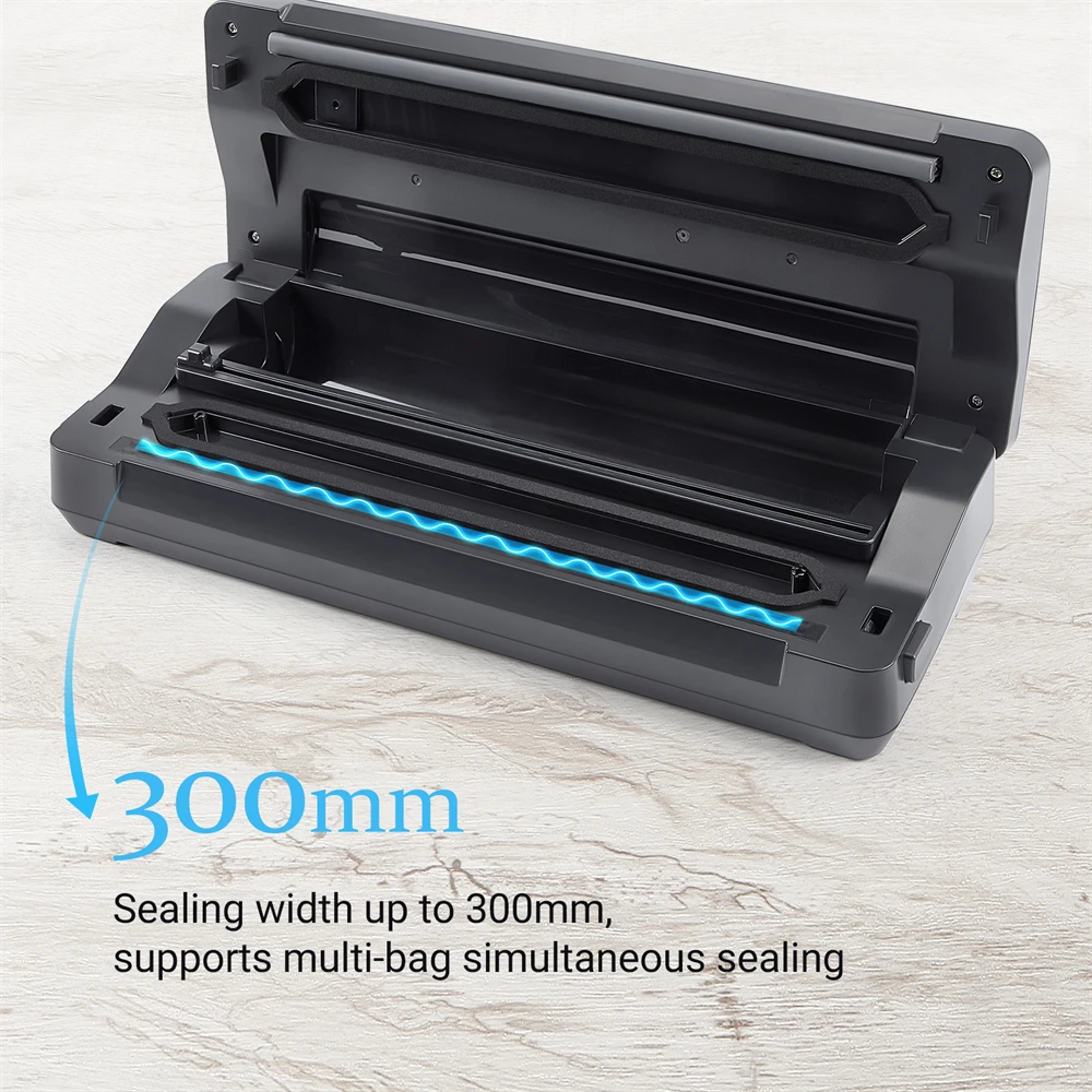 Imagem -05 - Inkbird-máquina Seladora a Vácuo com Bolsas de Selo Starter Kit Seco Úmido Pulso Vasilha Modos de Vedação Alimentos Ferramentas de Cozinha