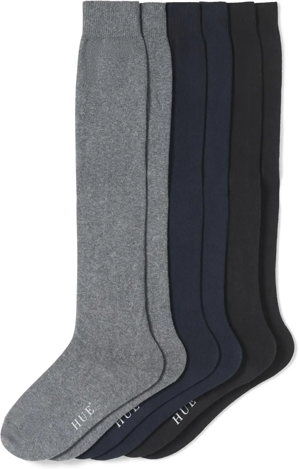 

Women's Flat Knit Knee High Cotton Boot Socks Casual Dress Long Calf