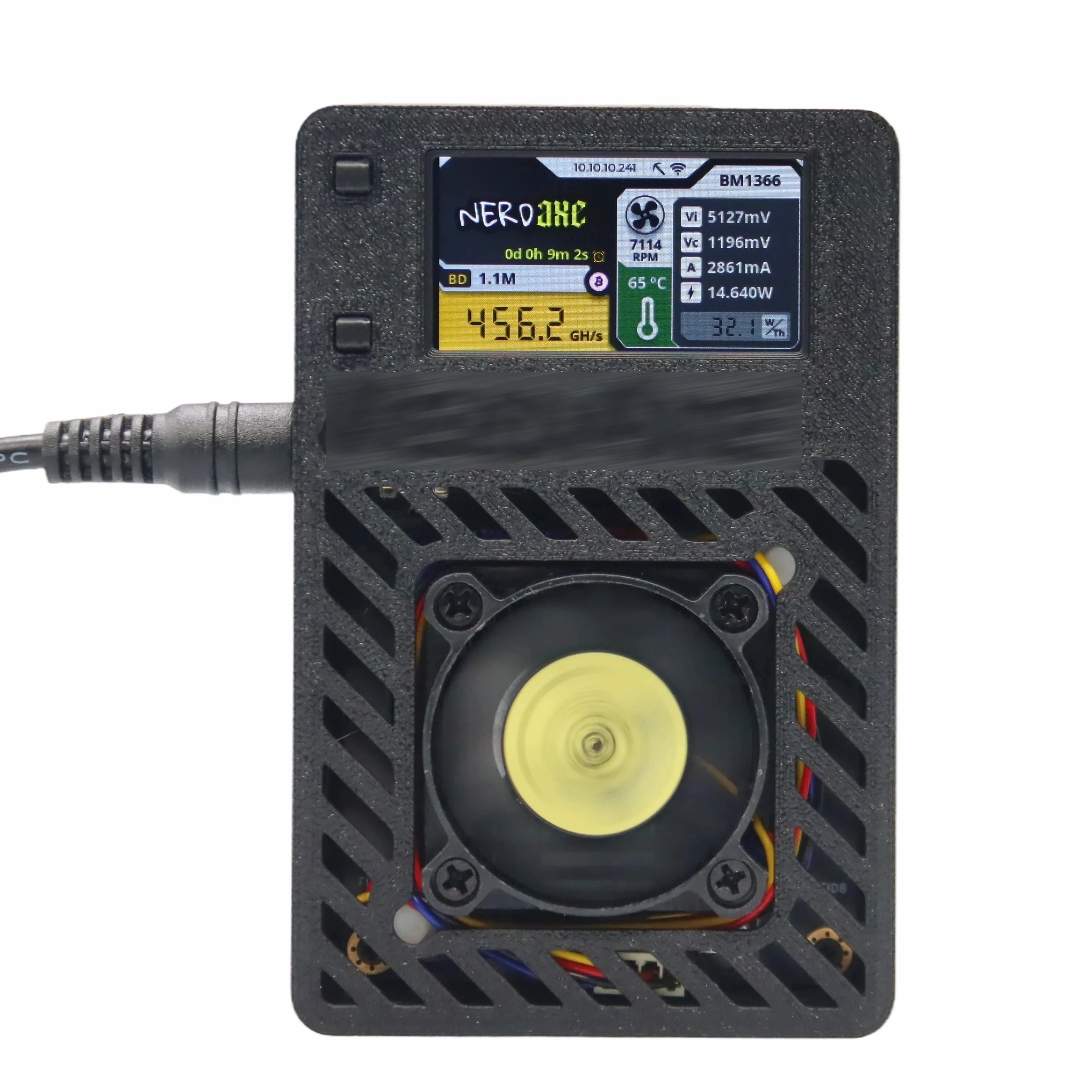 

Nerdaxe Open Source Bitaxe Ultra 500gh/s 15W Bitcoin Miner Home Crypto Miner With PSU