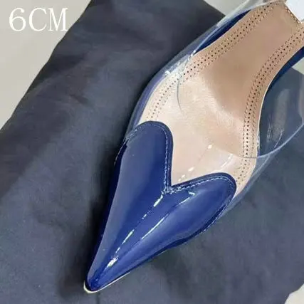 Dark Blue 6CM Heel