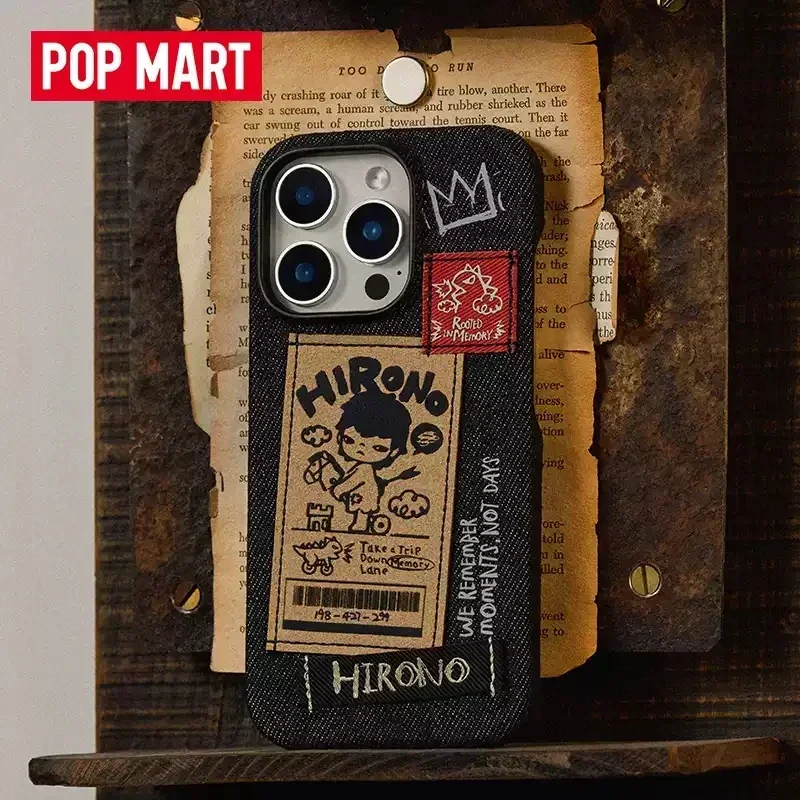 

POP MART Hirono Echo Series Mobile Phone Case Original Blind Box Anime Action Figure Surprise Mystery Box Toys Cute Guess Bag