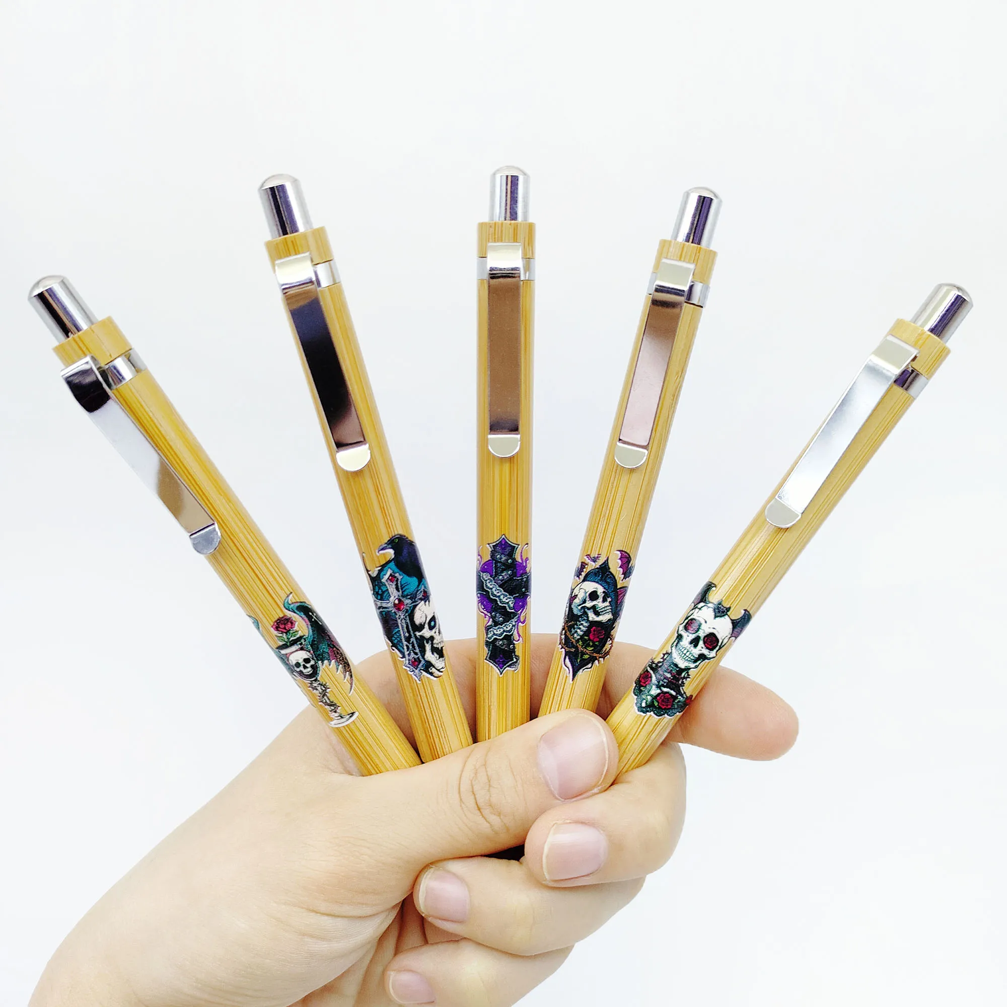 

10 шт./15 шт. шариковая ручка с узором в готическом стиле, готические элементы, шариковая ручка для письма, шариковая ручка для студентов.