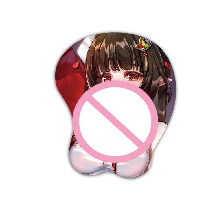 Lingsha 3D Mouse Pad Honkai Star Rail Game Hand Wrist Rest Mousepads Oppai Soft Mouse Mat Office Work Gaming Otaku Xmas Gift