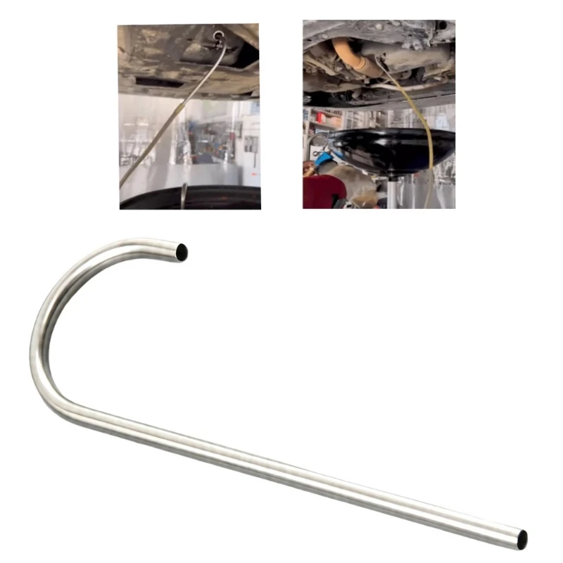 Steel Oil Extraction Tube with Angled Open-End Form for Air-Operated Engine Oil and Transmission Oil Removal from Low Oil