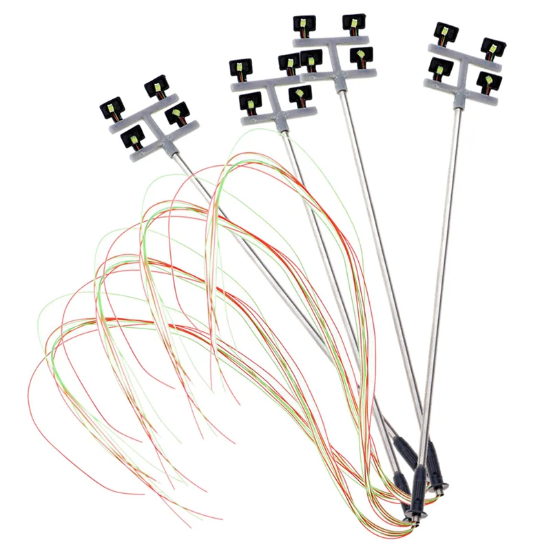 BEDW-32 قطعة HO مقياس برج الإضاءة نموذج ، أضواء البرج نموذج أضواء تخطيط عمود الإنارة للقطار/الحديقة/الملعب/الملعب