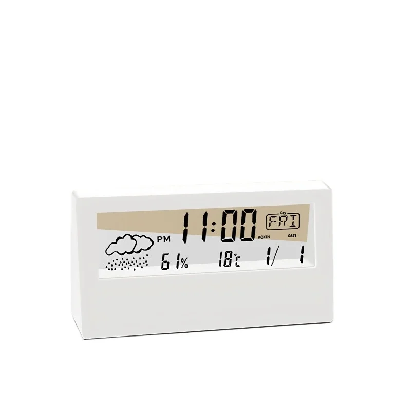 FOR Transparent Alarm Clock Students Get with 2026 New Smart Electronic Clock Artifact with Temperature Weather