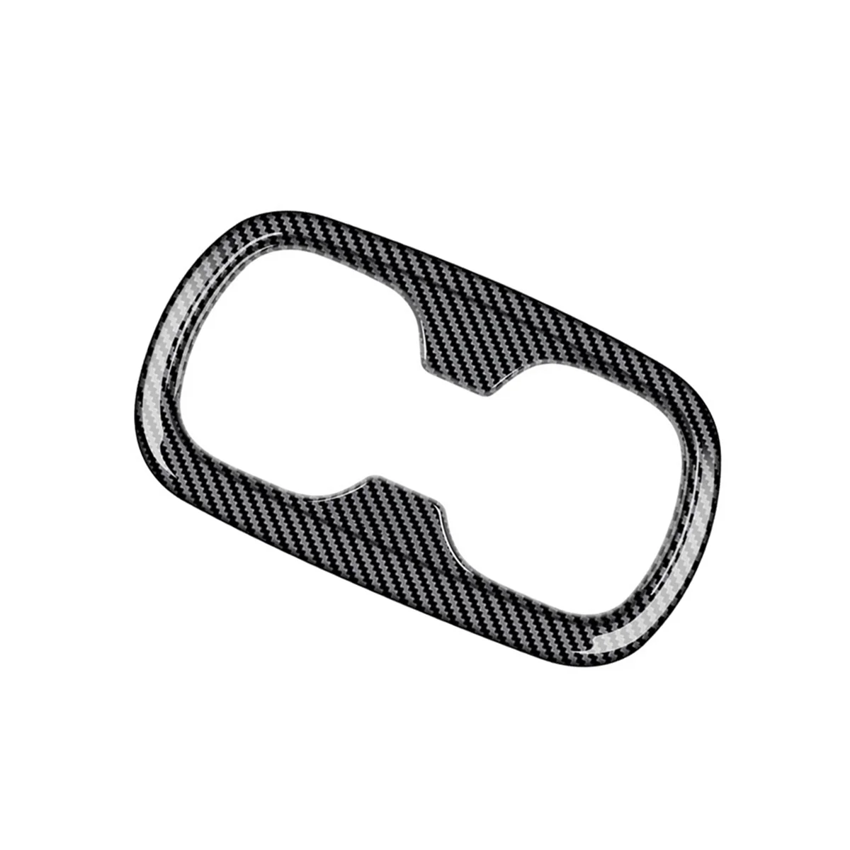 Kotak sandaran tangan konsol tengah mobil pemangkas cangkir Panel pemegang cangkir minuman Trim untuk 2021 2022 RHD