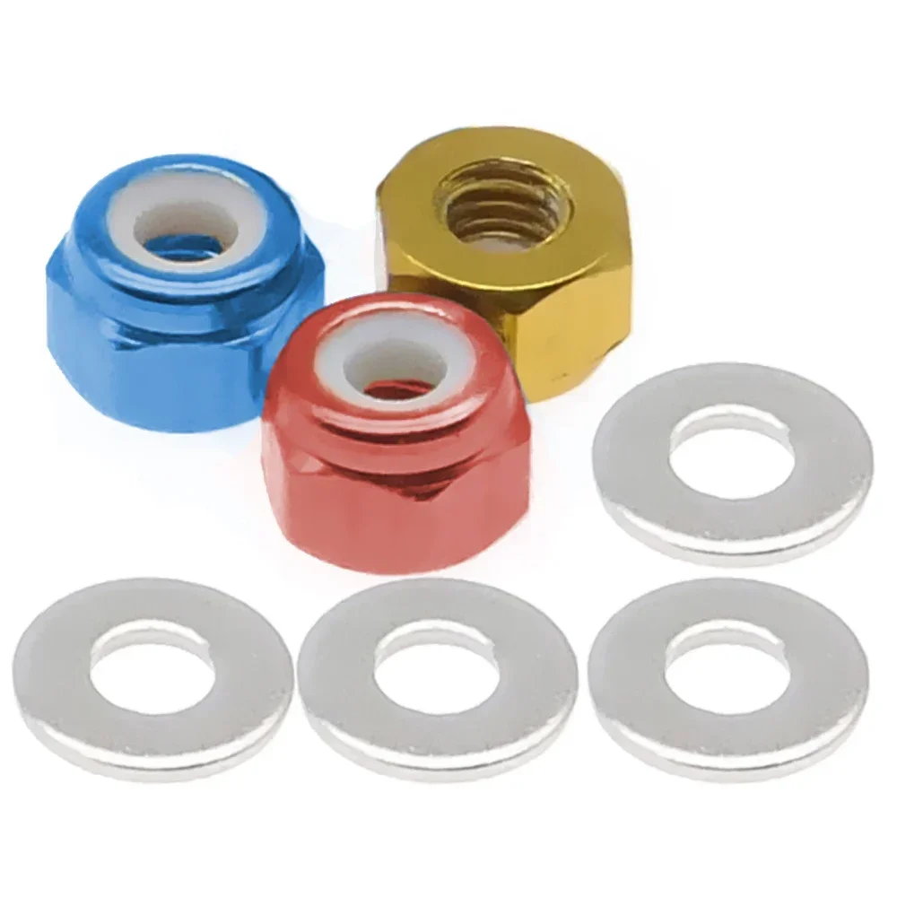 

4pcs/lot Wheel Hex Lock Nut Replacement Accessories Parts Fit for wltoys 1/14 144001 RC Drift Car Spare Parts Hex Lock Nut