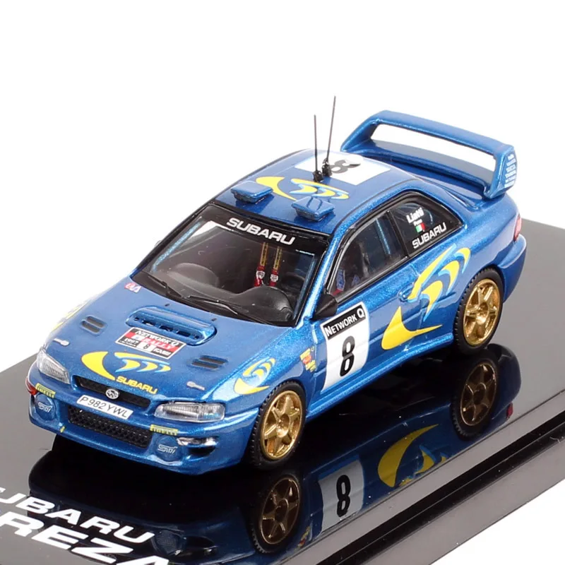 1/64 Scale Subaru Impreza WRC 1997 #8 RAC Rally 22B Sti BRZ STI WRX EJ20 Car Model Diecasts & Toy Vehicles Hobby Japan HJ64 Gift