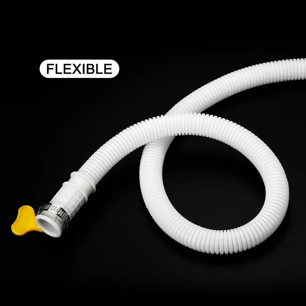 New Plastic Air Conditioner Drain Hose White Thickened Draining Hose 1-5M Extension Pipe