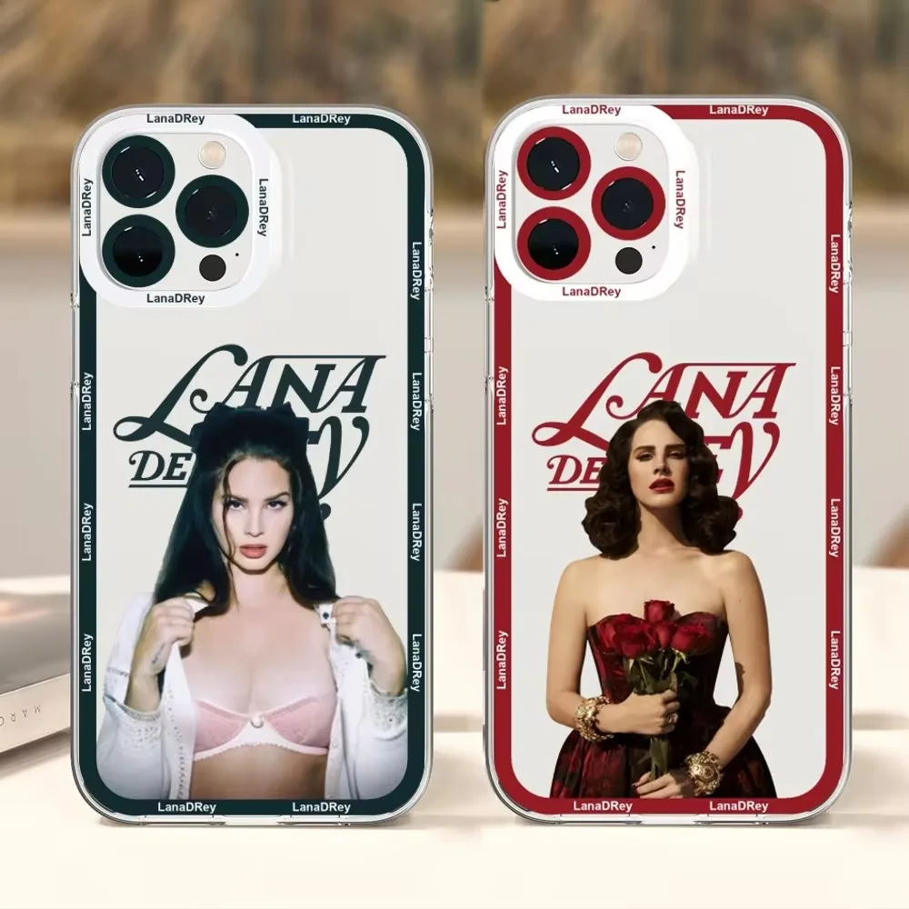 Singer Lana Del Rey Phone Case For iPhone 16 Pro Max 15 14 Plus 13 12 11 Pro XR XS X 8 7 SE 2020 Shockproof Soft Silicone Cover