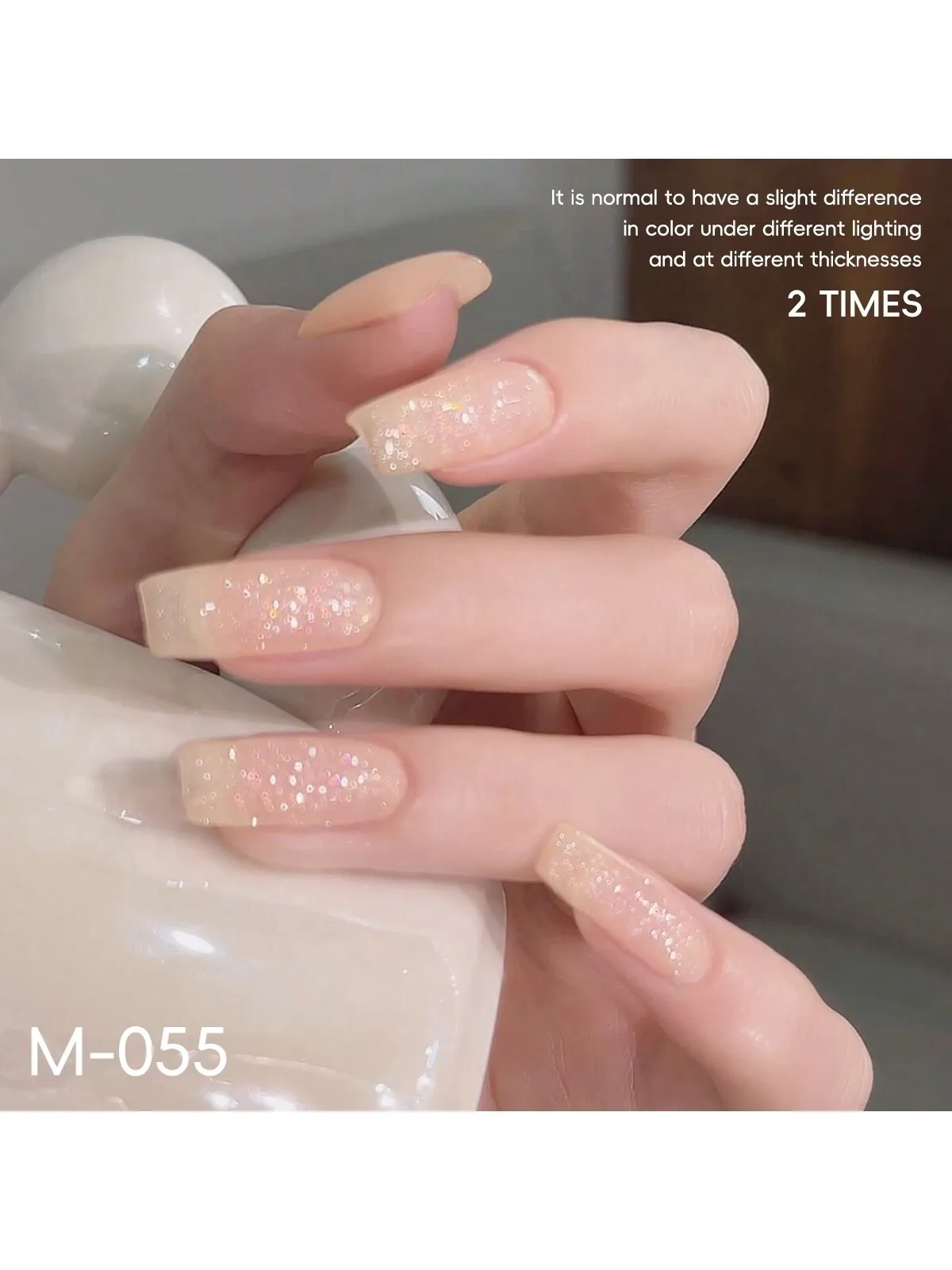 6PCS Pink nail Gel Gel Set, formaldehyde free, alcohol free, durable, nail art salon DIY, perfect gift for women