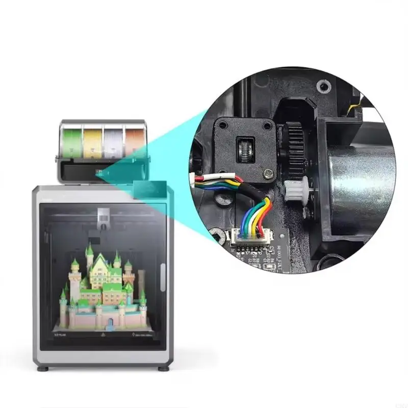 C90F Pièce remplacement l'engrenage d'extrudeurs en acier durci pour les accessoires remplacement étendus