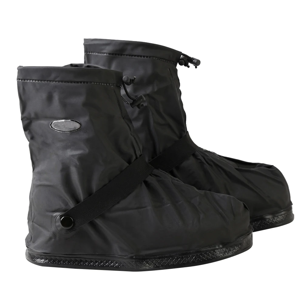 

Waterproof Shoes Cover Non Slip Rain Boot Snow Outdoor Reusable Foldable Zipper Closure Cycling Shoe Protector