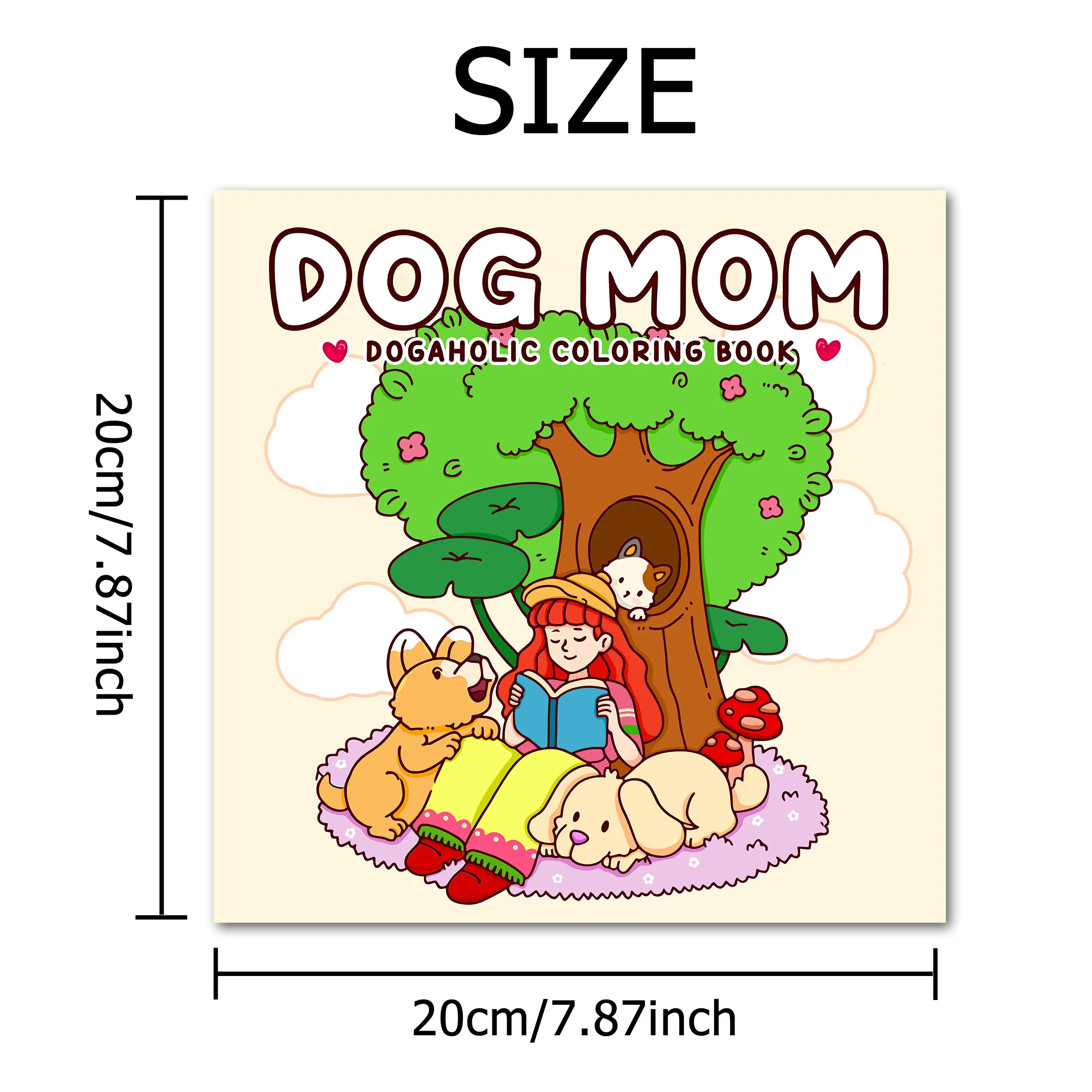 DOG's MOM: Coloring Book for Adults Featuring Cute Cozy Daily Activities for Relaxation (Cozy Spaces Coloring)