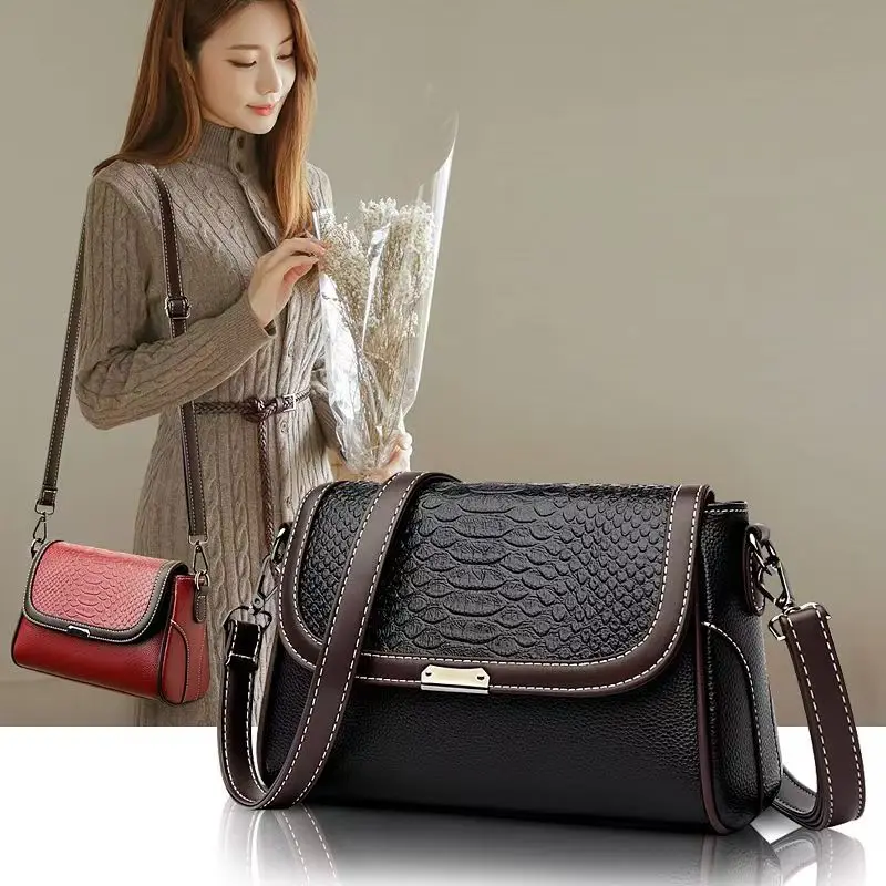 

Новые модные женские сумки из кожи аллигатора, европейский дизайн, женские сумки на плечо из искусственной кожи, брендовая роскошная сумка через плечо для девочек