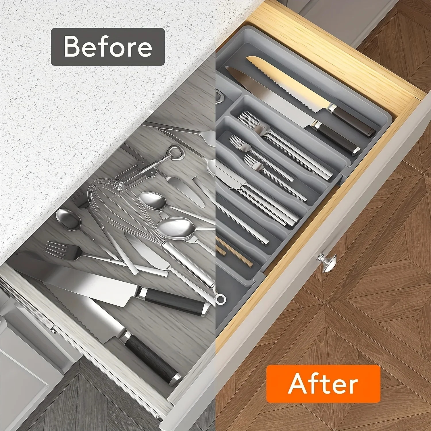 Thumbnail 4 - #61 Latest Kitchen Drawer Organisers Offers