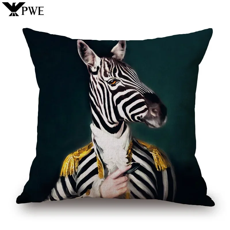 

Nordic Fashion Animal Cartoon Printing Cushion Cover Sofa Decoration Pillowcase Bedroom Decoration Pillowcase pillow cover