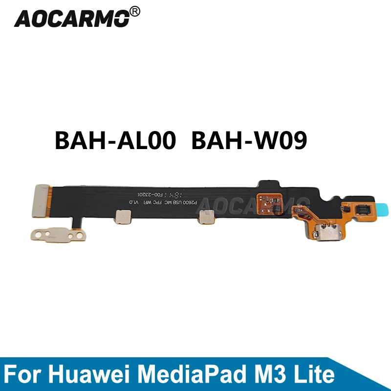 

Aocarmo зарядный порт, зарядное устройство, док-станция, гибкие запасные части для Huawei MediaPad M3 Lite 10,1 дюйма BAH-AL00 BAH-W09