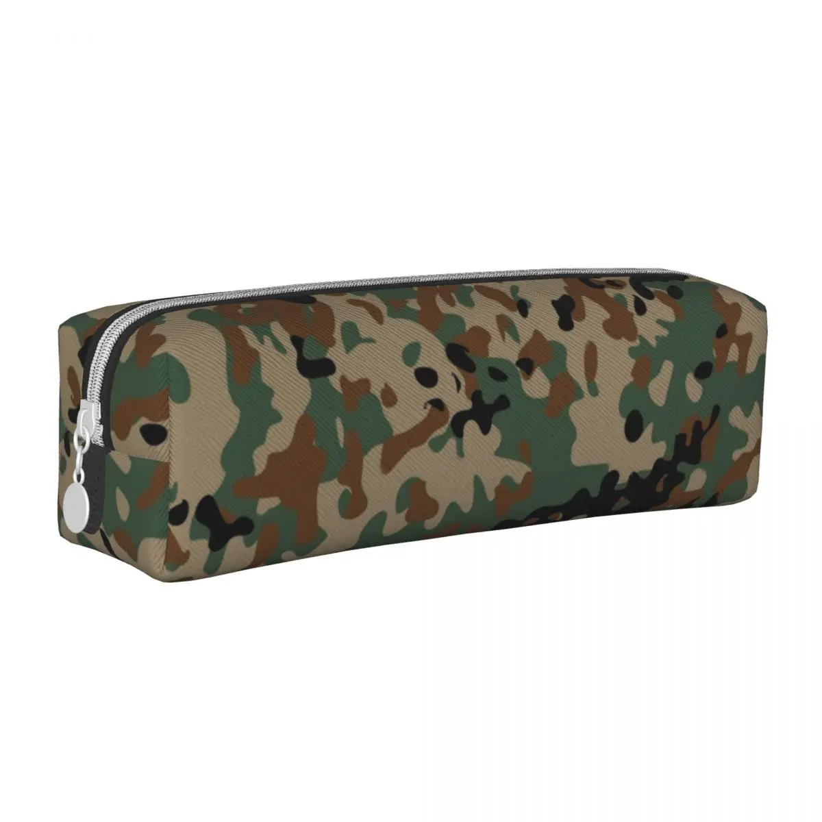 Flecktarn Camouflage Pencil Case Fun Army  Camo Pen Holder Bag Girl Boy Big Capacity Student School Cosmetic Pencilcases