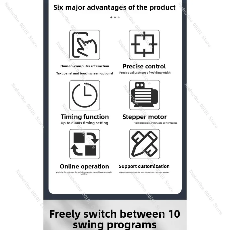 Precision Welding Oscillator, Argon Arc & MIG Welding Torch Weaver, Angle & Straight Swing Cross Fine Adjustment
