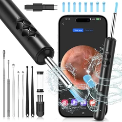 Ear Wax Removal, Upgraded Ear Cleaner with 1920P Camera, Ear Wax Removal Tool Camera with 8 Pcs Ear Set, with 7 Ear Spoon