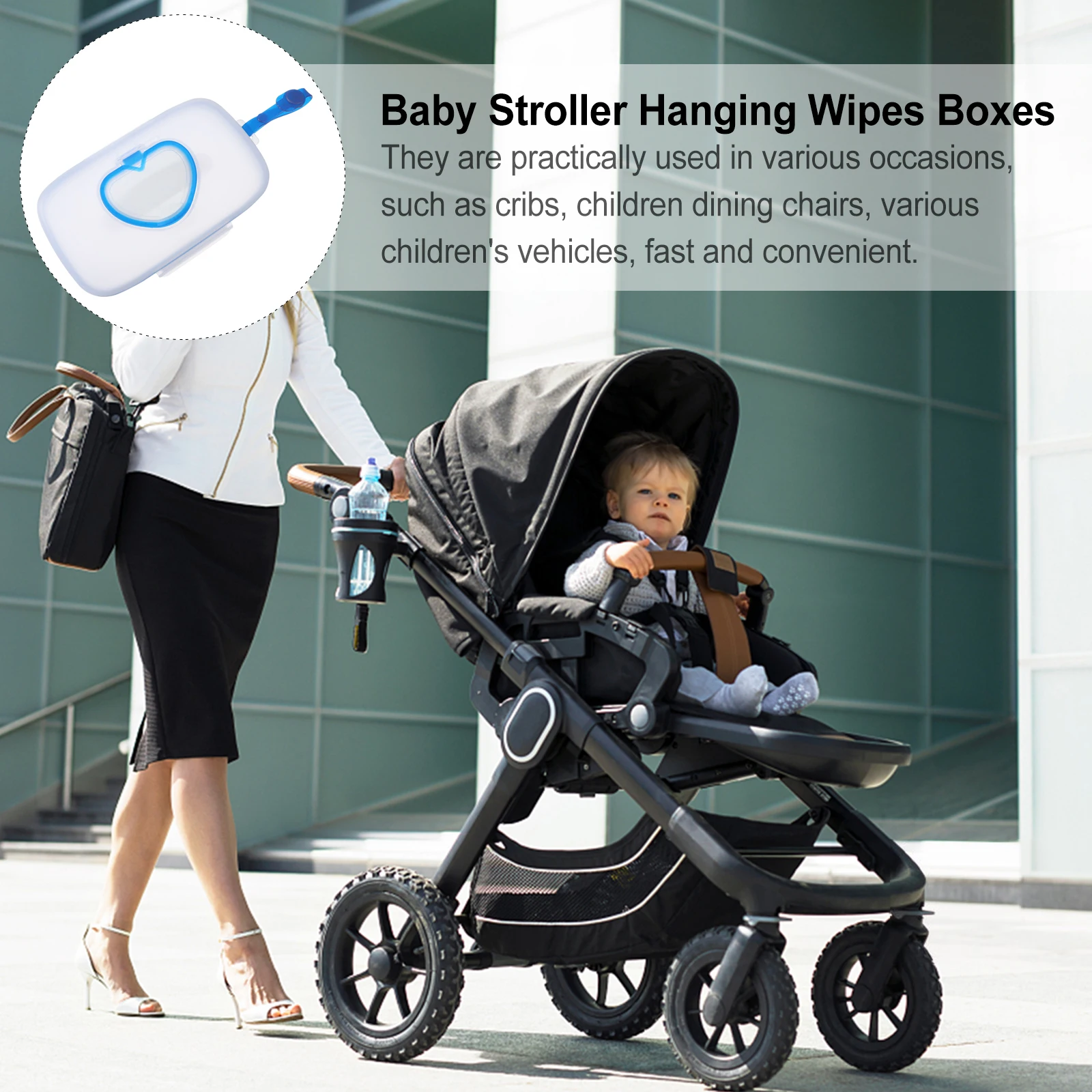 

Portable Wipe Box Wet Tissue Case Wipes Moistened Scarf for Outdoor Storage Holder Lightweight
