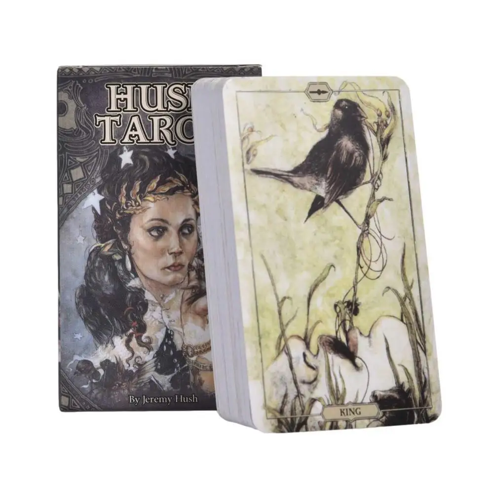 

Карты Таро Hush A 78 Колода Oracle English Visions Divination Edition Borad Игральные игры