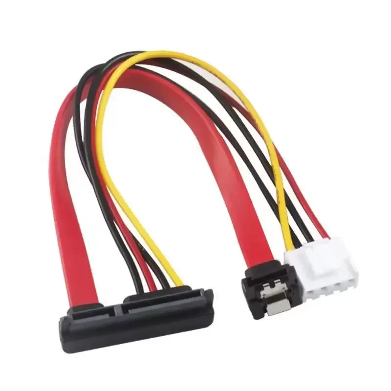 for SATA Data Power Cable VH3.96 Pitch 4Pin Security Monitoring Mainboard Hard Disk Power Integrated Line Corner