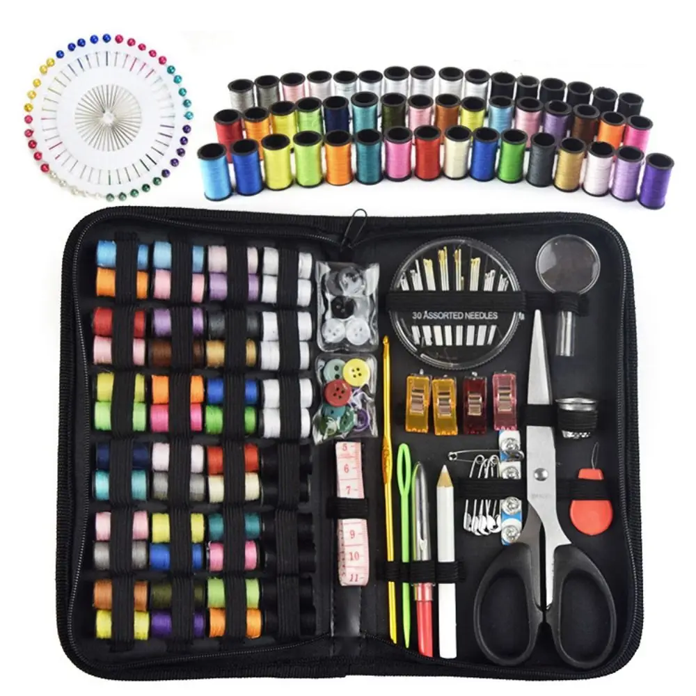 Sewing Kits DIY Multi-function Sewing Box Set for Hand Quilting Stitching Embroidery Thread Sewing Accessories Sewing Kits