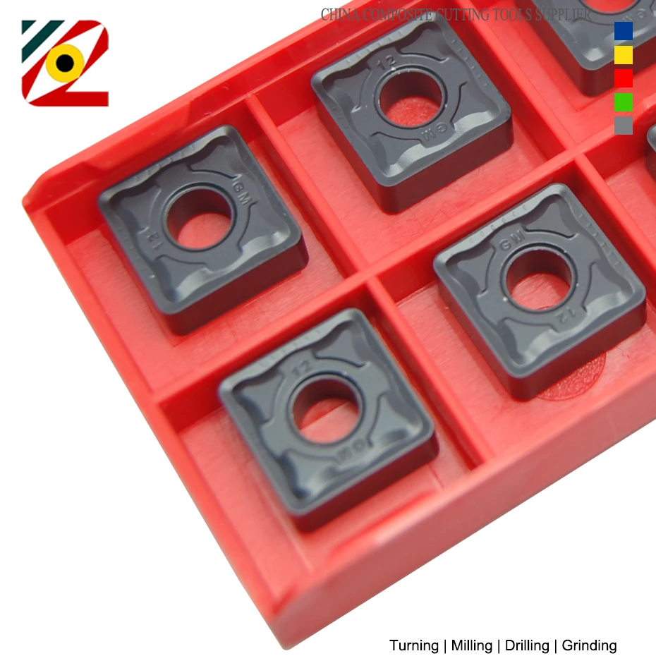 EDGEV 10PCS SNMG120404 SNMG120408 SNMG120412 SNMG431 SNMG432 CNC เครื่องกลึงโลหะภายนอกเครื่องมือทังสเตนคาร์ไบด์แทรกเหล็ก P