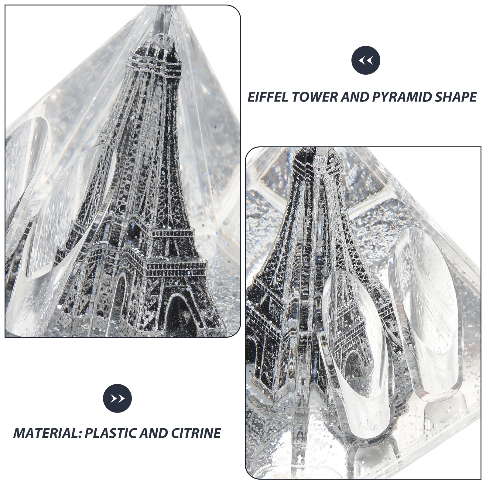 

1pc Creative Desktop Holder Eiffel Tower Decoration Sturdy Plastic Pen Rack for Office School Pen Rest Stand