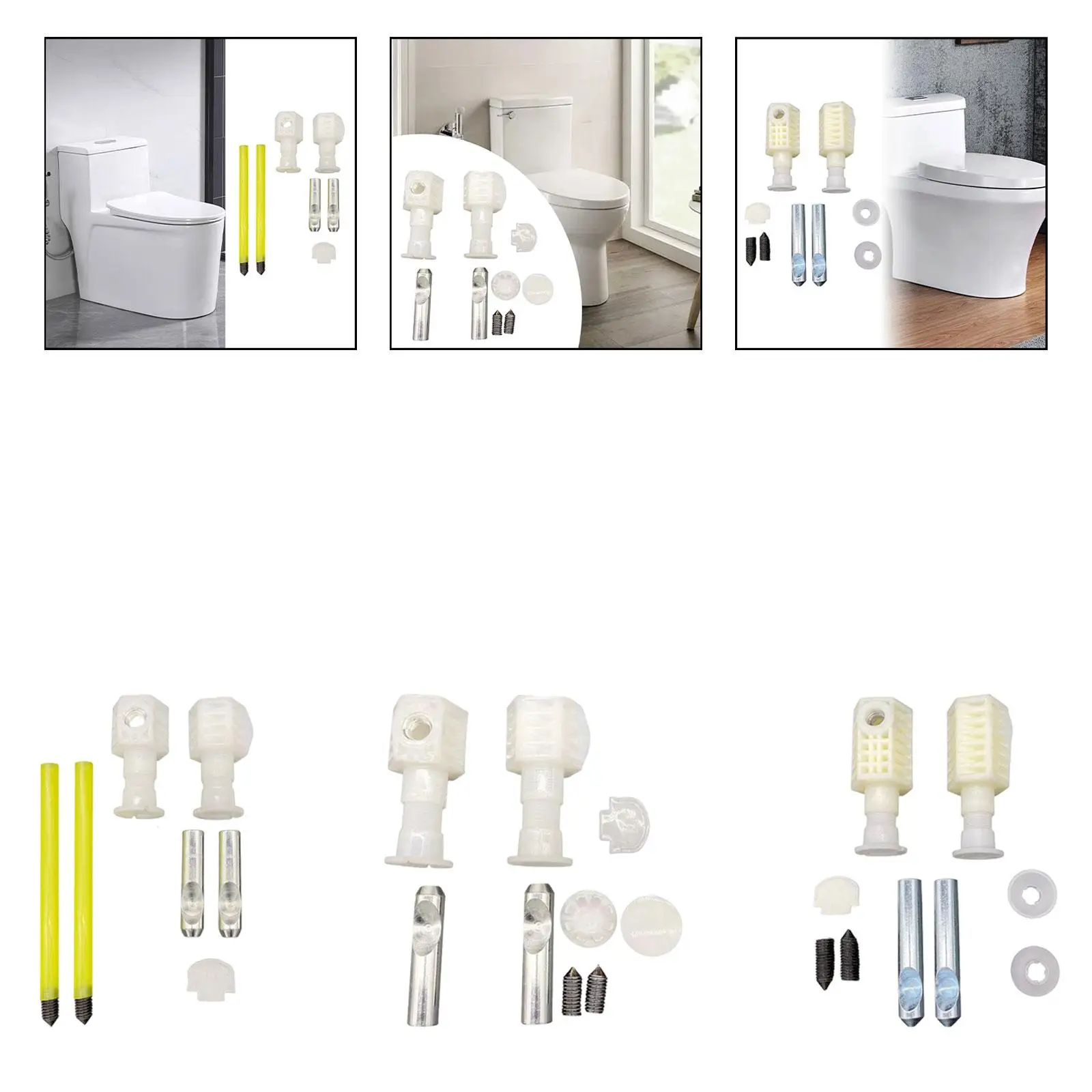 Toiletbrilbout 400 kg draagvermogen Hardware-reparatieonderdelen voor wandhangend toilet Zware installatieschroef voor badkamerarmatuur