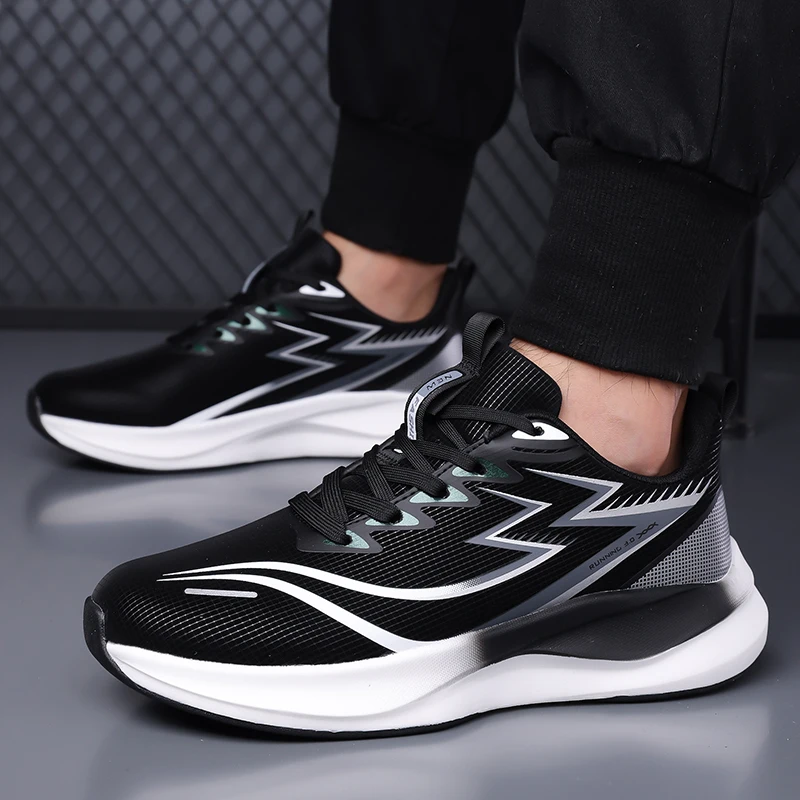 Men's Mesh Breathable Running Shoes 39‑44 Lightweight Non‑Slip Casual Sports Sneakers for Outdoor Walking