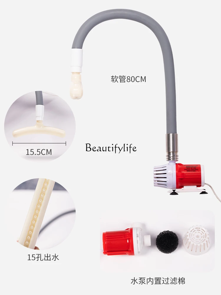 Flexible Water Circulation Treatment Instrument Head Treatment Bed Special Spa Hair Care Pump