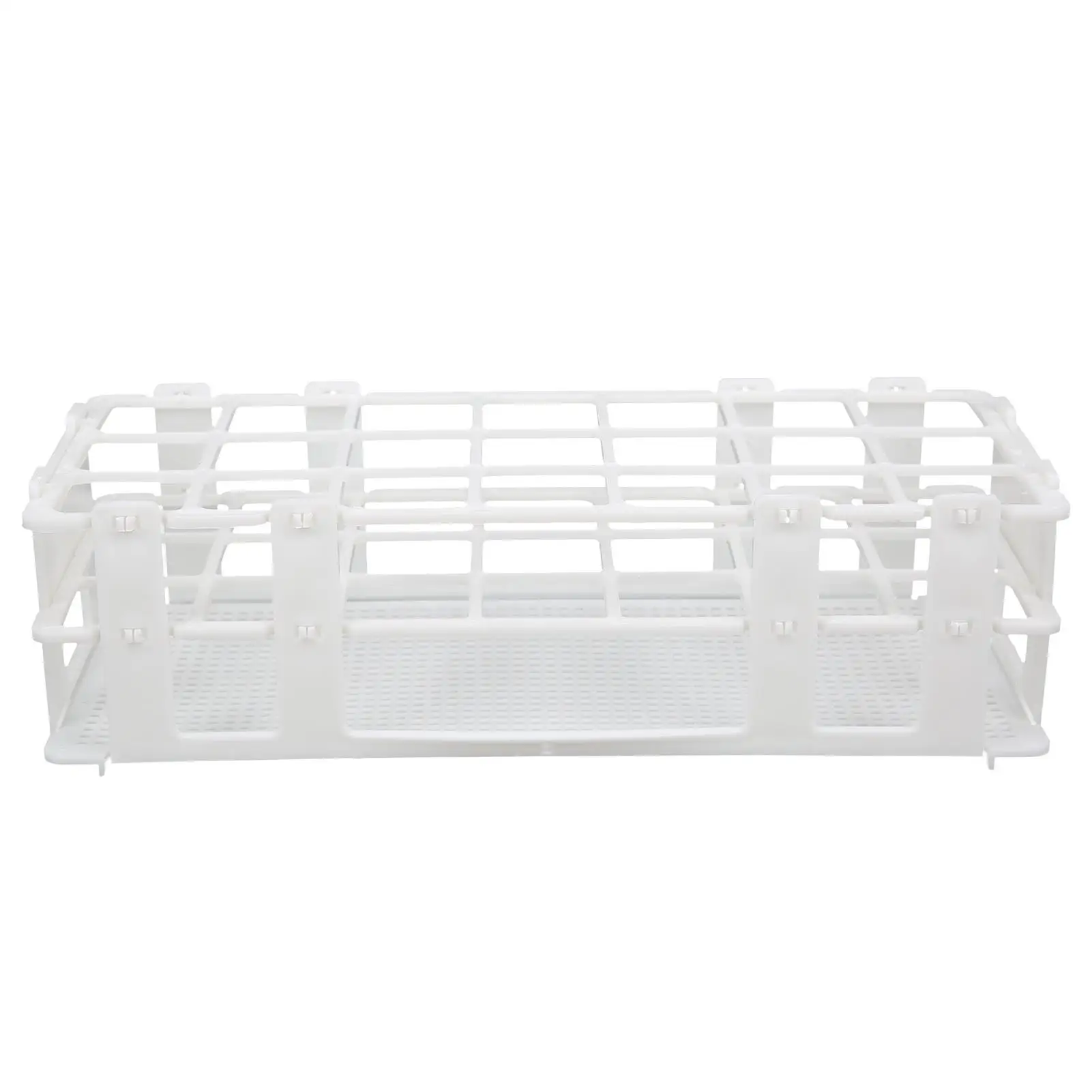 30mmx21홀 플라스틱 시험관 랙 실험실 샘플링 튜브 홀더 스탠드 과학용 분리형