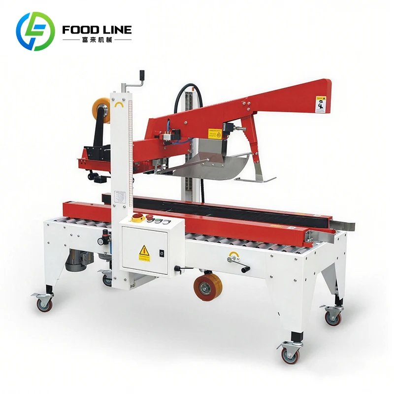 Custom High Speed Automatic Carton Box Sealing Machine, Industrial Express Packing Sealer for Logistics Warehouse Packaging